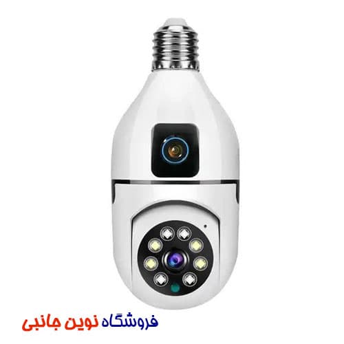 دوربین مداربسته وایفای لامپی 2 لنز کالوس مدل E27 Max ا Neck Massager with Heat Function, Electric Pulse Massager ( تک / عمده )