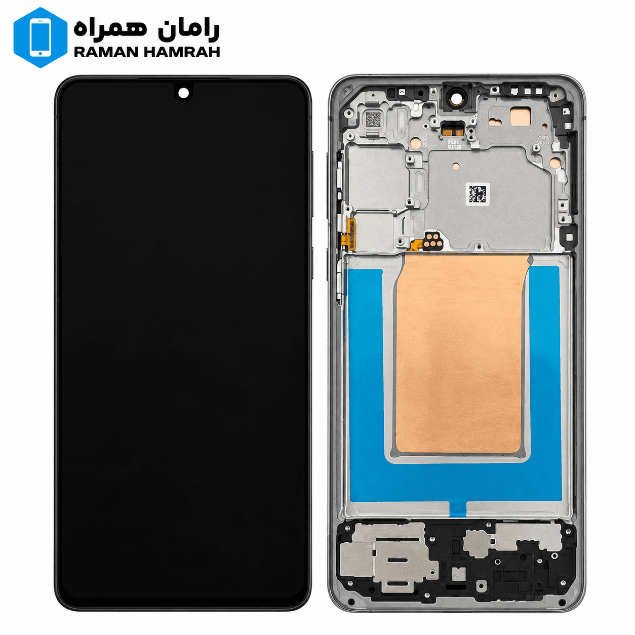 تاچ و ال سی دی سامسونگ Galaxy S25 FE S731 با فریم اسمبلی مشکی (شرکتی)