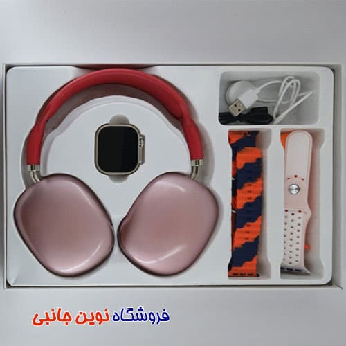 ساعت هوشمند همراه با هدفون مدل P9 ULTRA2 دارای 7 بند ا P9 ULTRA2 Smart watch 7+1 Seven Plus One (تک/عمده) — تصویر ۷