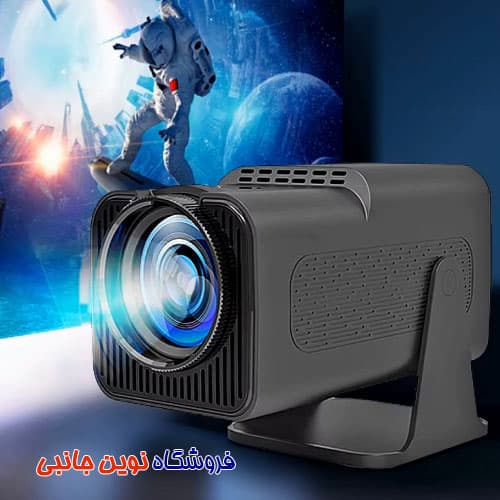 ویدیو پروژکتور هوشمند مدل HY320 Mini اندروید 130 اینچ قابل حمل | Projector HY320 Mini Newly Native 720P Android 11 4K (تک و عمده) — تصویر ۸