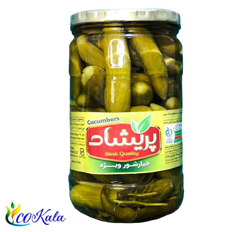 خیارشور ویژه 750 گرمی پریشاد