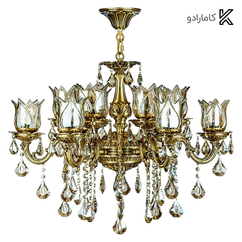 لوستر دایکاست آلومینیوم 12 شعله چشمه نور کد S3559/6