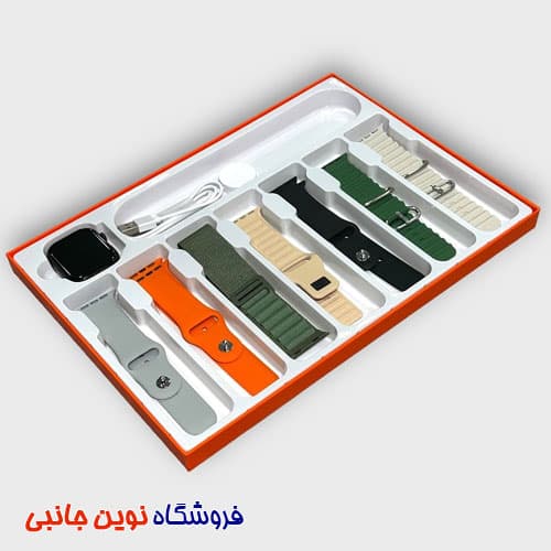 ساعت هوشمند کیوور مدل KW13 Max هفت بند ا KEQIWEAR KW13 Max 7+1 Seven Plus One Smart Watch (تک / عمده ) — تصویر ۵