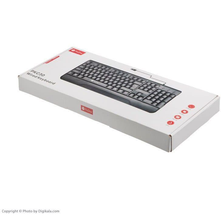 کیبورد پرووان مدل PKC30 ا PKC30 Wired Keyboard کد 5403 — تصویر ۶