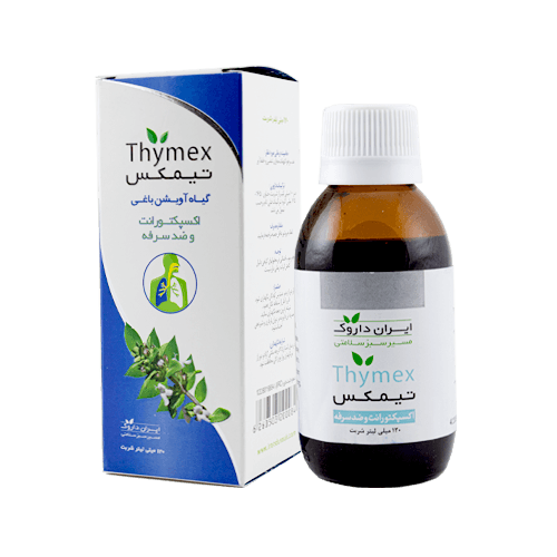 شربت اکسپکتورانت و ضد سرفه تیمکس 140 میلی لیتر Iran Darouk Thymex