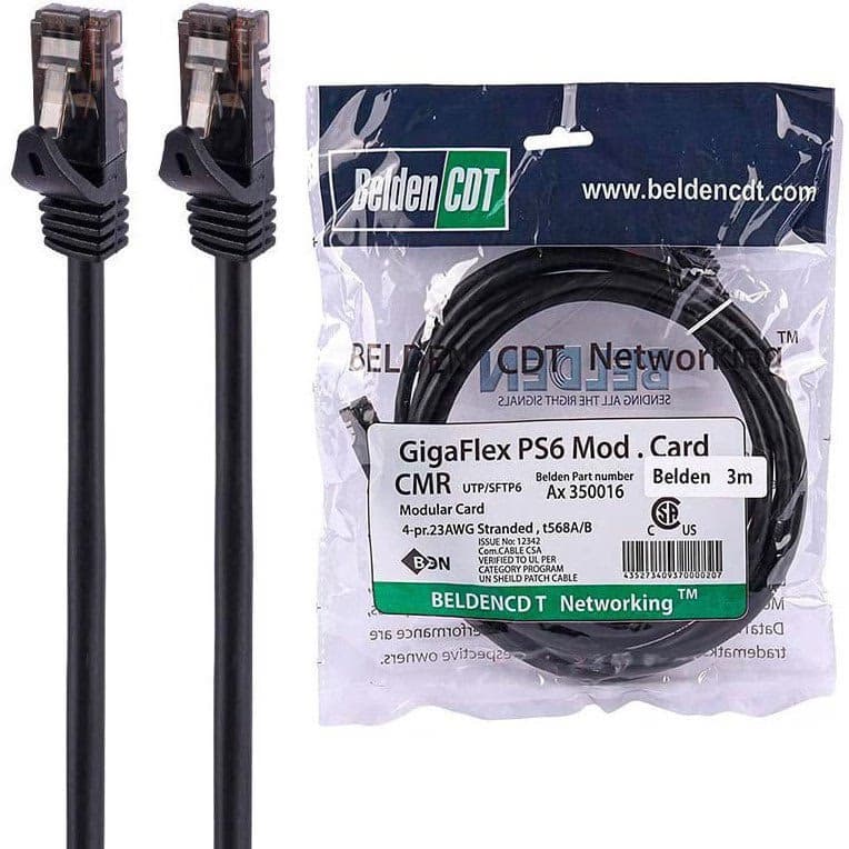 کابل شبکه Cat6 بلدن مدل BEL-50 به طول 2 متر — تصویر ۲