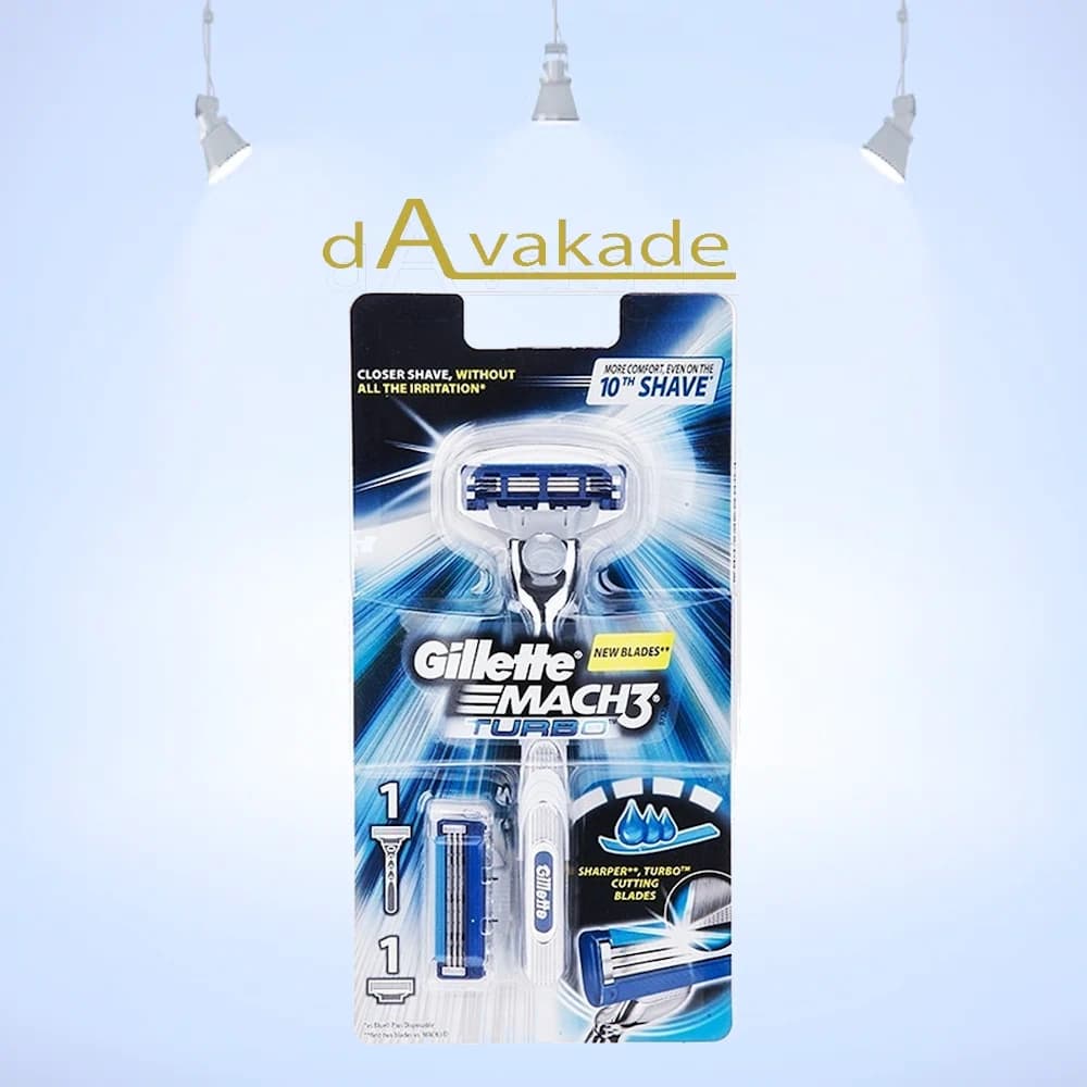 خودتراش ژیلت GILLETTE با ۷ یدک – 3+ MACH