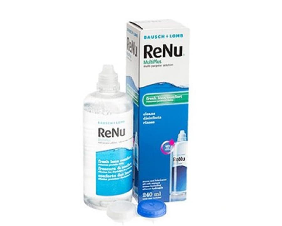 محلول شستشو لنز رنیو ۲۴۰ میلی لیتر Renu Multiplus Lens Solution 240 ml
