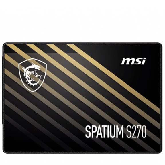 اس اس دی اینترنال ام اس آی SATA مدل Spatium S270 ظرفیت 240 گیگابایت ا MSI Spatium S270 240GB SATA Internal SSD کد 6133 — تصویر ۳
