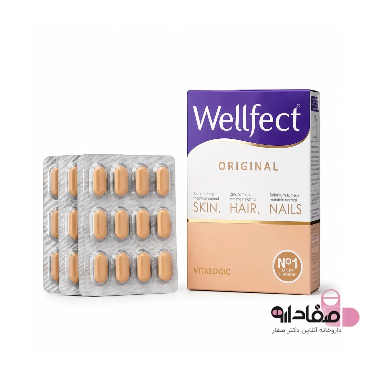 قرص ول فکت اورجینال ویتالوژیک 30 عددVitalogic Wellfect