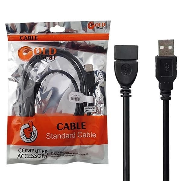 کابل افزایش طول USB گلد اسکار به طول 3 متر کد 6189