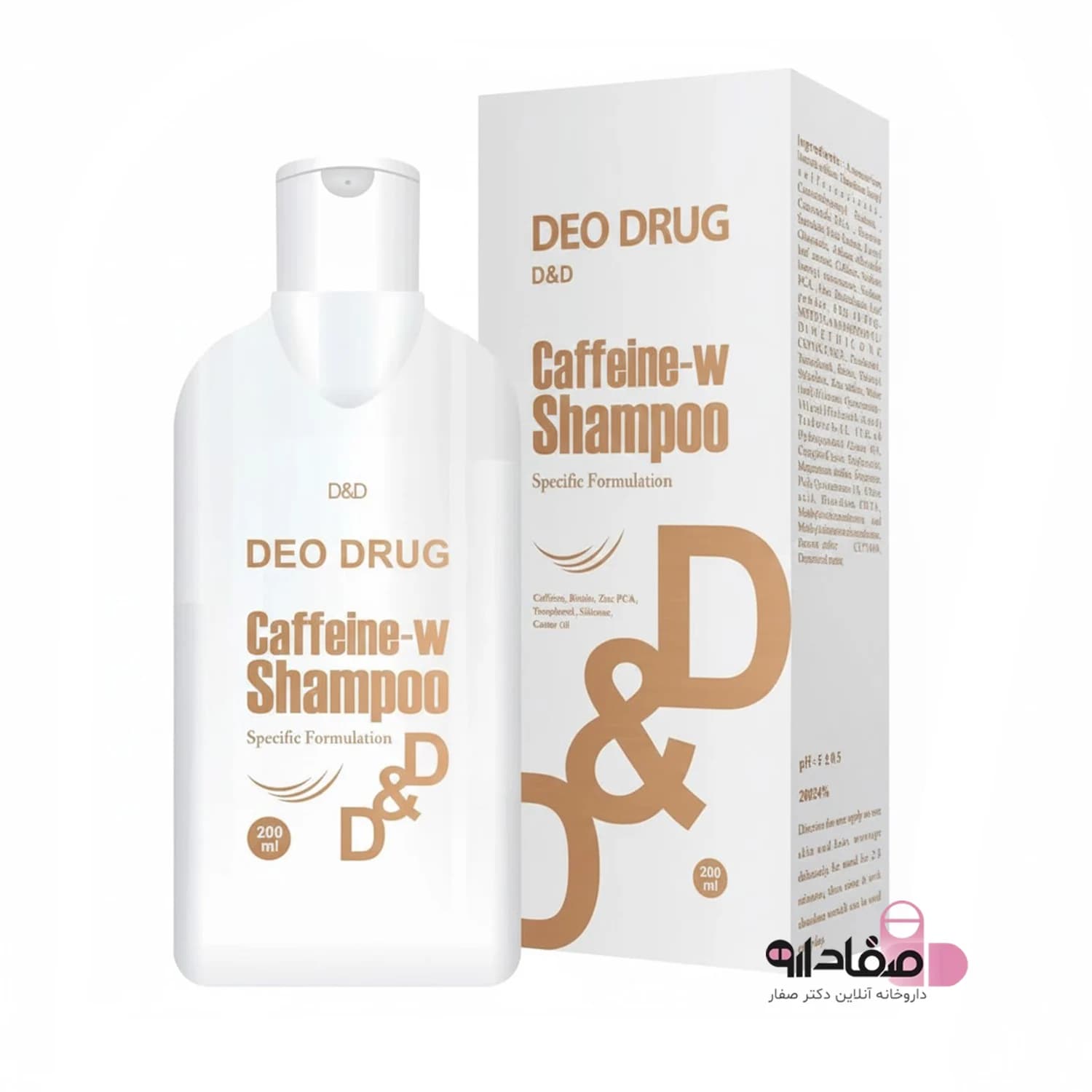 شامپو کافئین دئودراگ مخصوص بانوان ۲۰۰ میلی‌ لیتر | Deo Drug Caffeine Shampoo