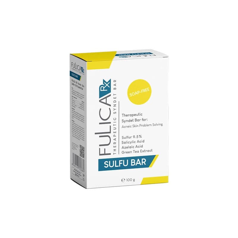 پن آنتی آکنه فولیکا حاوی گوگرد مناسب پوست های چرب و آکنه دار ۱۰۰ گرم Fulica Anti Acne Pain With Sulfur