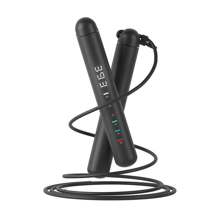 طناب پرش صوتی ورزشی هوشمند پرودو Porodo Lifestyle Smart Voice Jump Skip Rope PD-SMVJP-BK