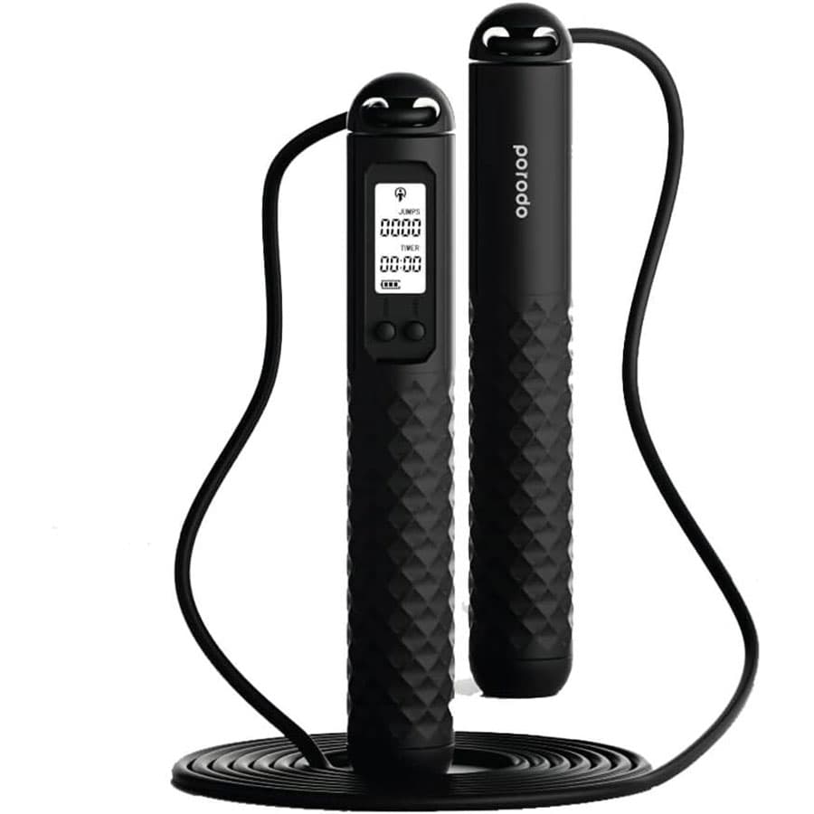 طناب ورزشی هوشمند پرودو Porodo Lifestyle Smart Skipping Rope PD-JMPROP-BK — تصویر ۲