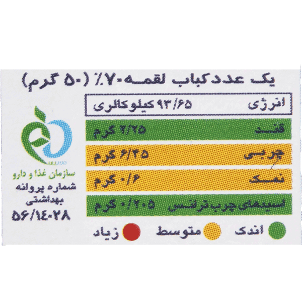 202 کباب لقمه %70 450 گرم — تصویر ۴