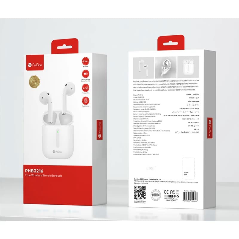 هندزفری بلوتوث پرووان مدل PHB3216 — تصویر ۲