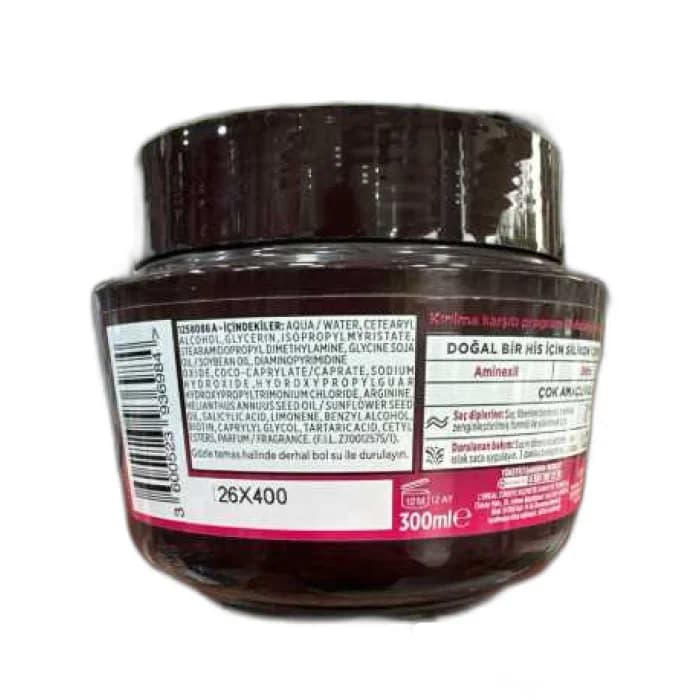 ماسک مو ضد ریزش مشکی لورآل Loreal — تصویر ۲
