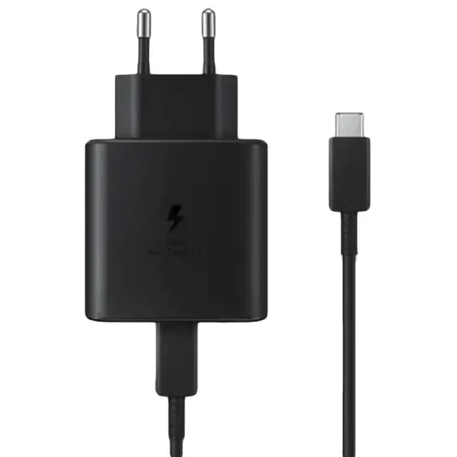 شارژر دیواری تایپ سی 45W بهمراه کابل دو سر TYPE-C سامسونگ با گارانتی