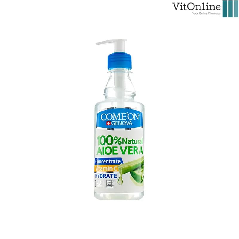 ژل آبرسان کامان مدل Aloevera حجم 200 میلی لیتر