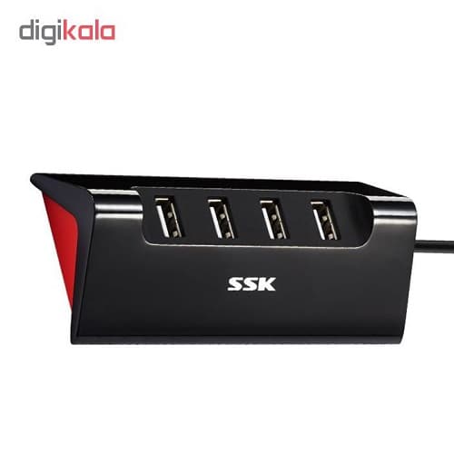 هاب 4 پورت USB 2.0 اس اس کا مدل SHU830 — تصویر ۲
