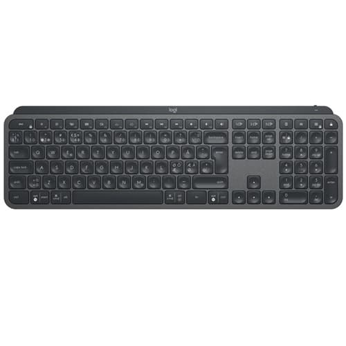 کیبورد بی سیم لاجیتک مدل Logitech MX KEYS GRAPHITE