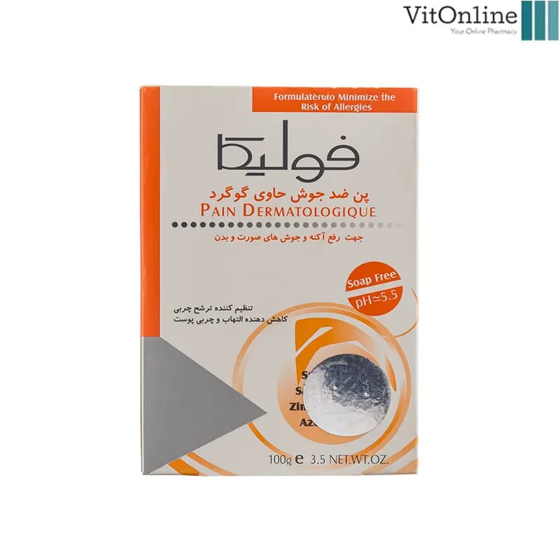 پن ضد جوش حاوی گوگرد فولیکا