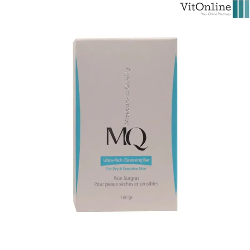 پن شستشو ام کیو پاک کننده پوست خشک مدل اولترا ریچ ultra rich cleansing وزن ۱۰۰ گرم