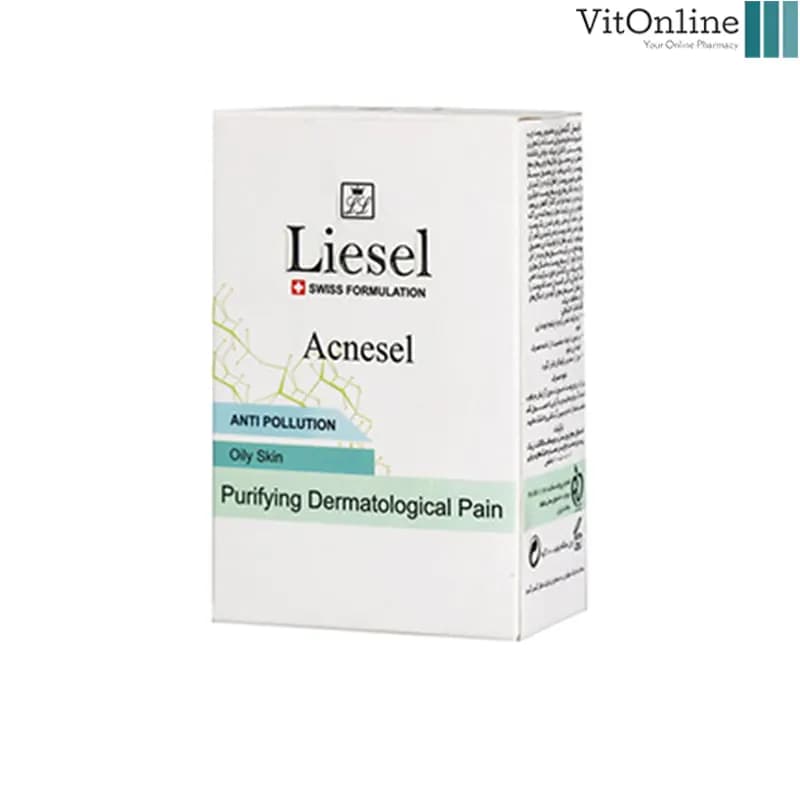 پن پاک کننده آکنه سل acnese پوست چرب لایسل Liesel حجم 100 گرم