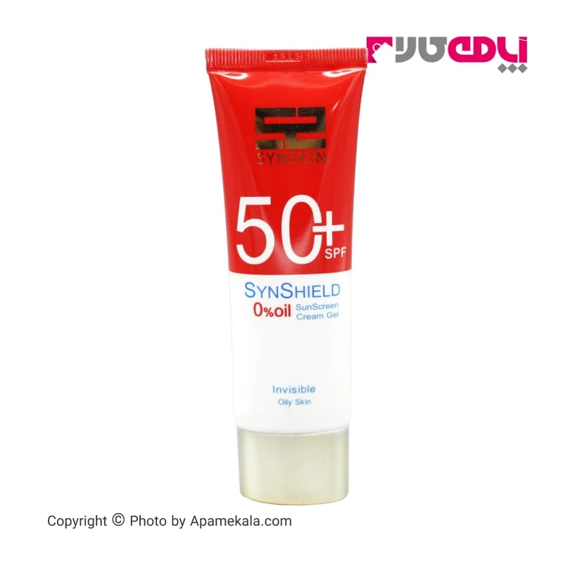 ژل-کرم ضد آفتاب بی رنگ SPF 50 فاقد چربی پوست چرب ساین شیلد ساین اسکین — تصویر ۲