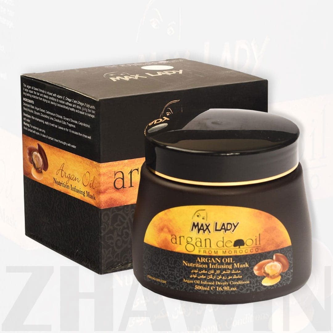 ماسک مو روغن آرگان مراکشی مکس لیدی 500 میل