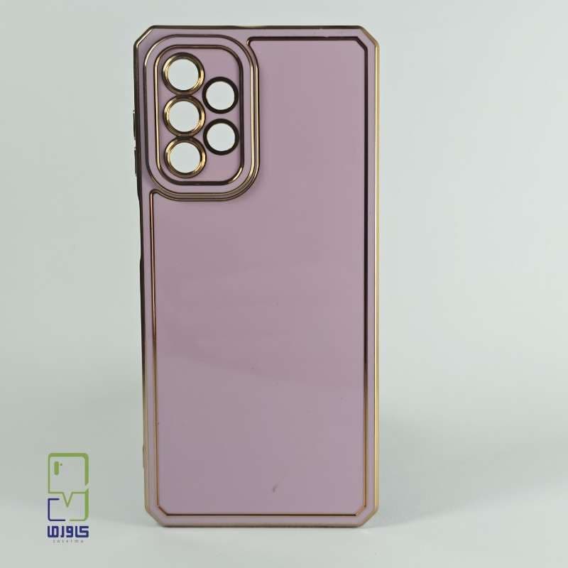 قاب گوشی a13 دور طلایی مای کیس بنفش| Samsung A13 — تصویر ۲