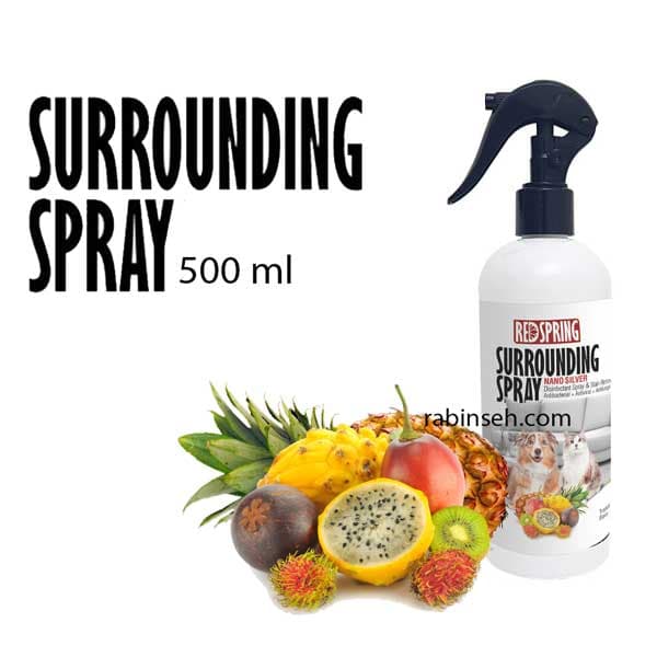 اسپری ازبین برنده بو و ضدعفونی محیط رد اسپرینگ رایحه استوایی 500ml