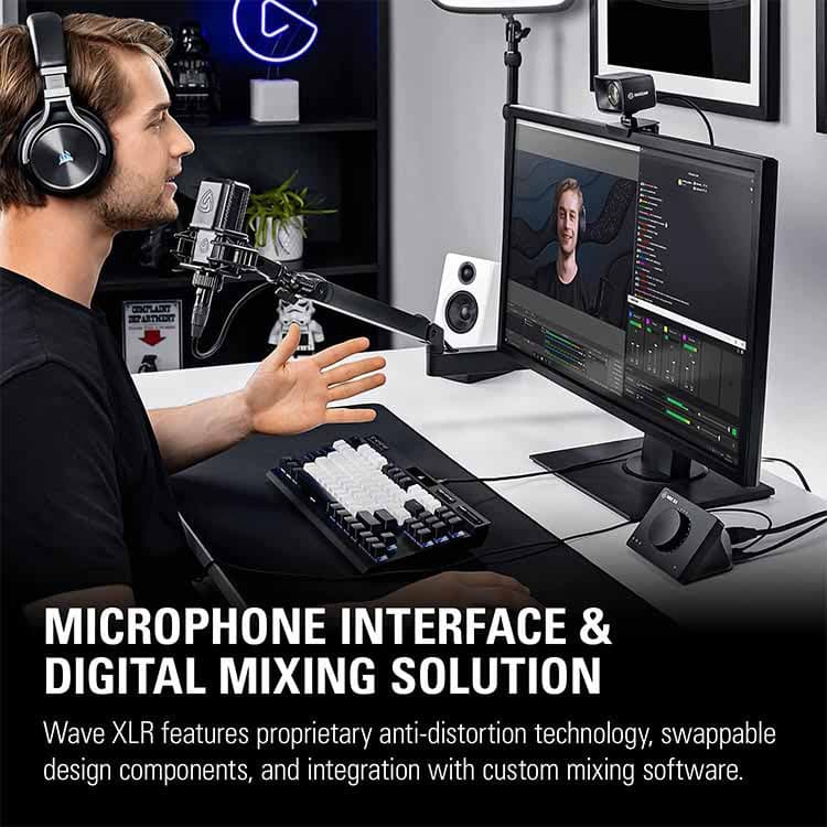 میکسر صدا و رابط میکروفون الگاتو Elgato Wave XLR — تصویر ۴