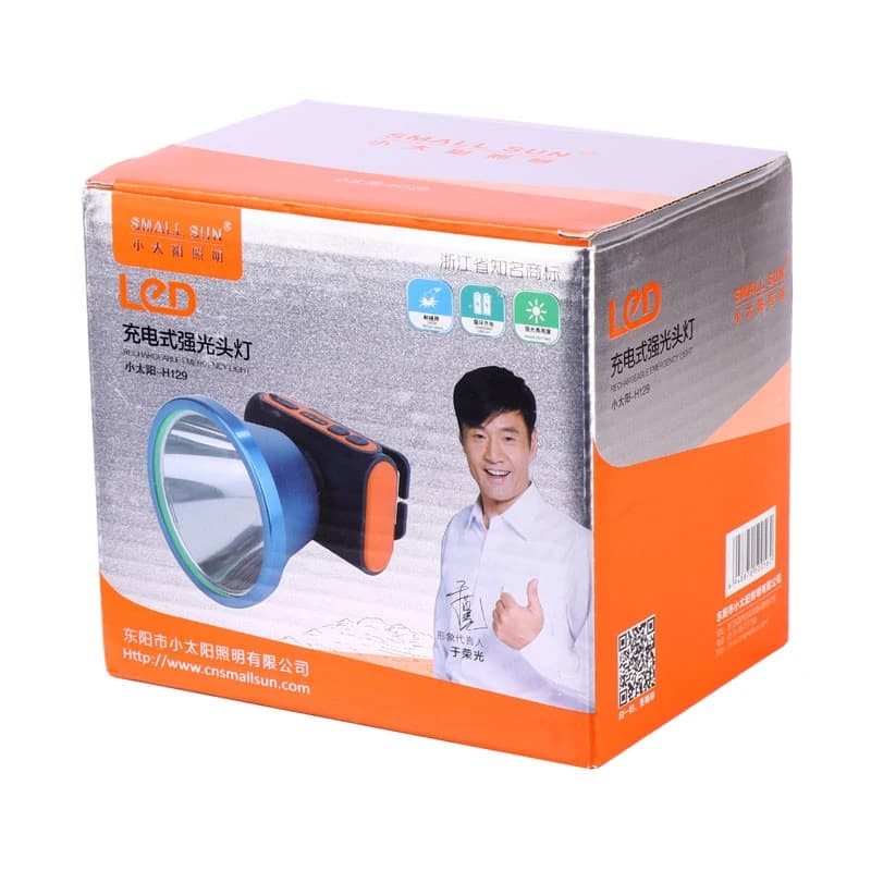 چراغ قوه پیشانی هدلایت شارژی Small Sun ZY-H129 تعمیری — تصویر ۳