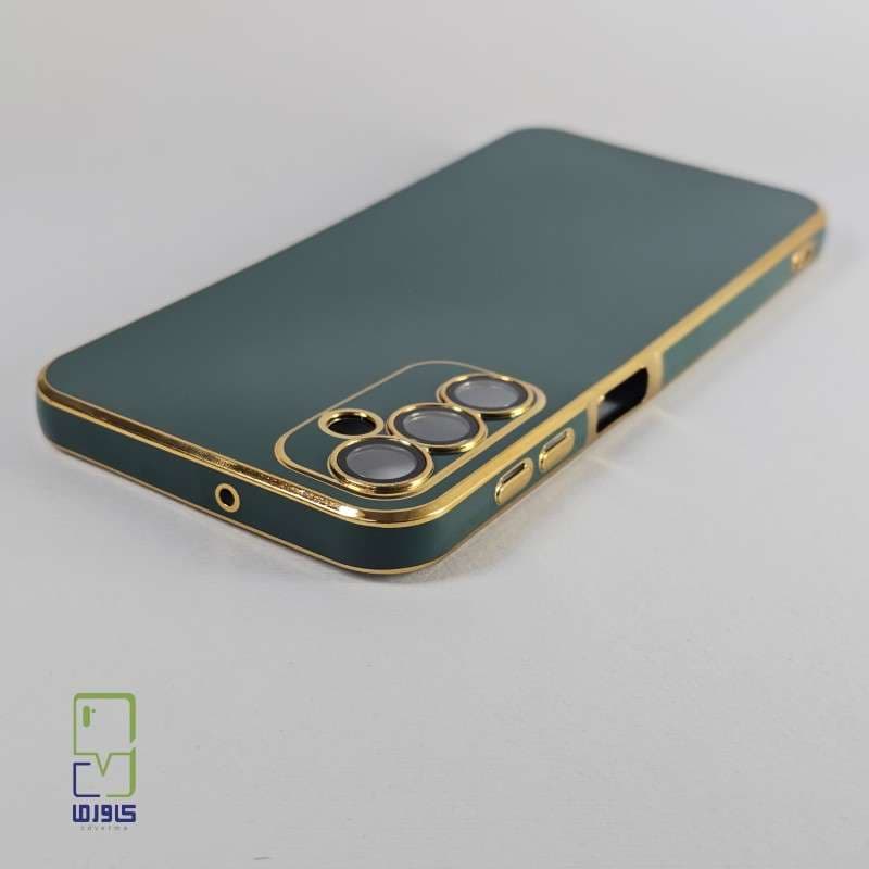 قاب گوشی a24 دور طلایی مای کیس سبز| Samsung A24 — تصویر ۴