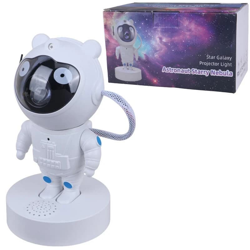 رقص نور گردان کهکشانی طرح آدم فضایی Astronaut Starry Nebula + ریموت کنترل کد 168 — تصویر ۲