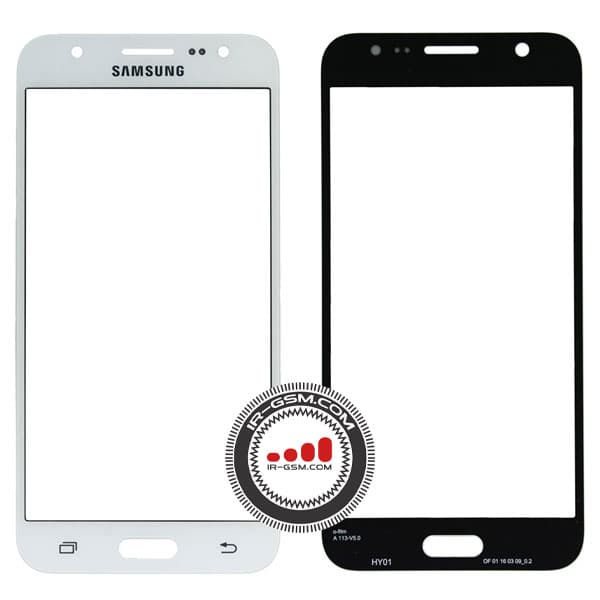 گلس تعمیراتی سامسونگ سفید روکار glass samsung j500 j5 2015 white