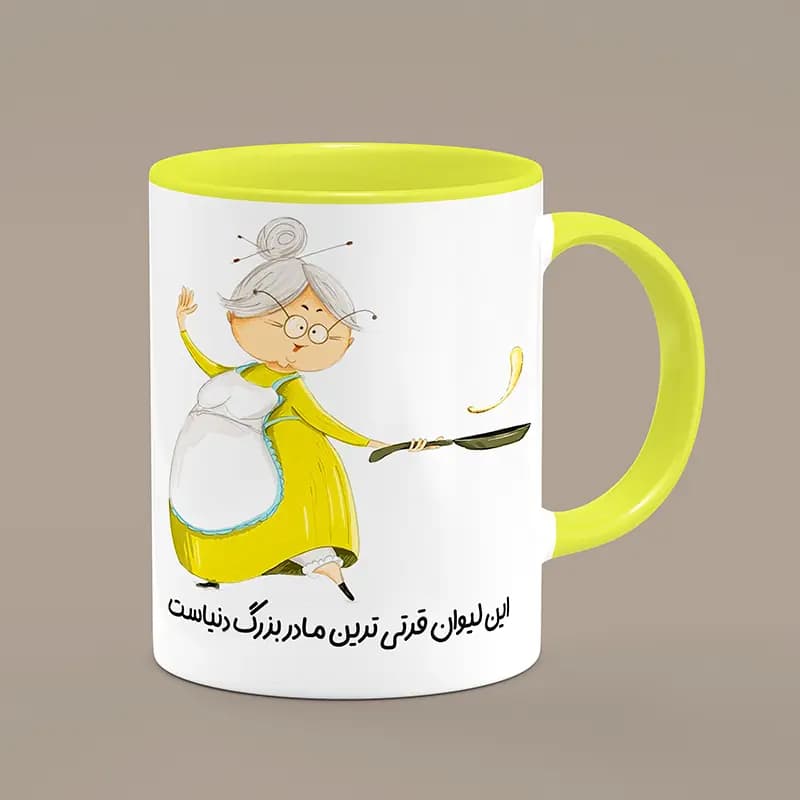 ماگ مادربزرگ (طرح6)