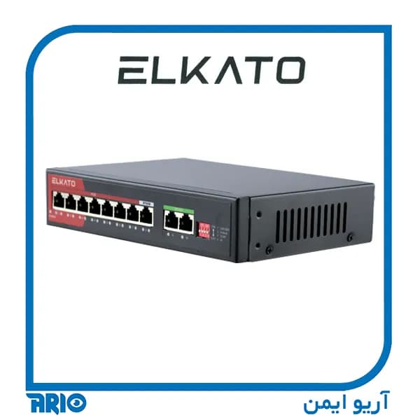 سوییچ POE شبکه 8 پورت الکاتو EL-1SB0820BP-120W V2 — تصویر ۲