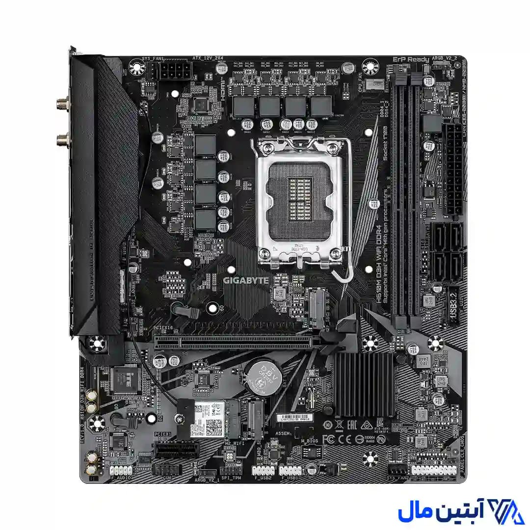 مادربرد گیگابایت Gigabyte H610M D3H Wifi DDR4 — تصویر ۲