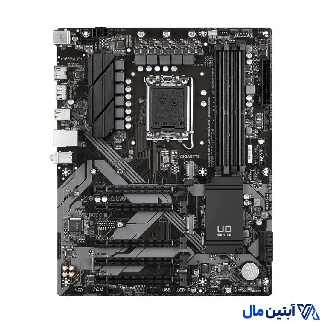 مادربرد گیگابایت Gigabyte B760 DS3H DDR4 (Rev 1.0) — تصویر ۲