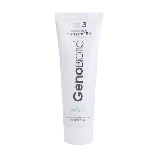 ضد آفتاب بژ روشن ژنوبایوتیک پوست چرب با SPF50