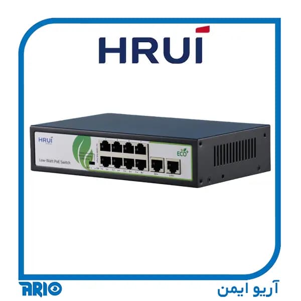 سوییچ شبکه 8 پورت HRUI HR902-AF-82GN — تصویر ۳