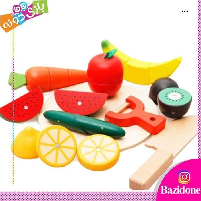 ست برش میوه چوبی مگنتی