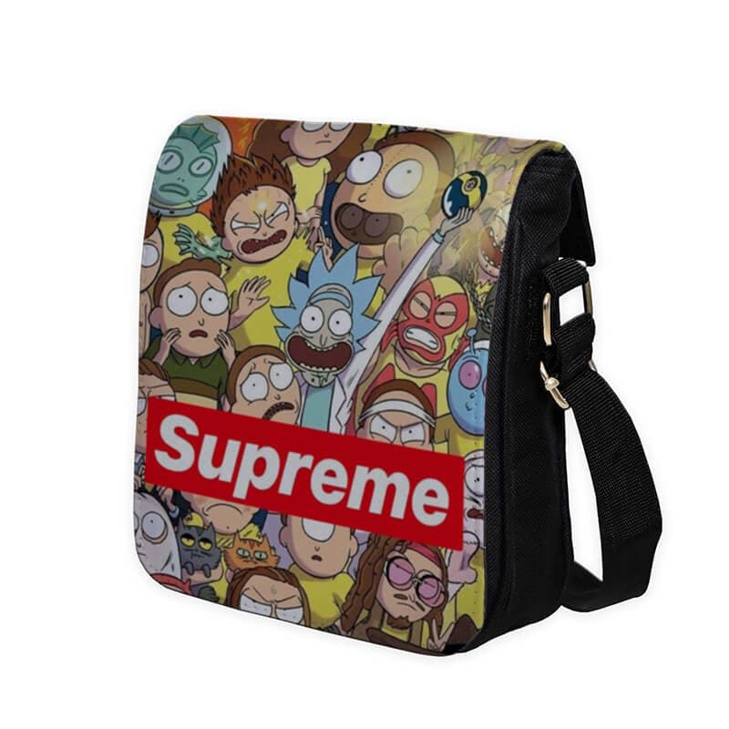 کیف دوشی طرح rick and Morty کد 8628 — تصویر ۵