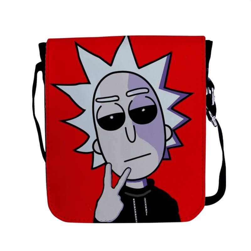 کیف دوشی طرح rick and Morty کد 8621 — تصویر ۲