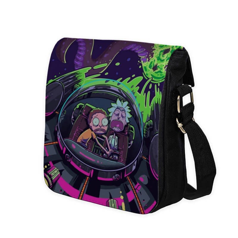 کیف دوشی طرح rick and Morty کد 8612 — تصویر ۵