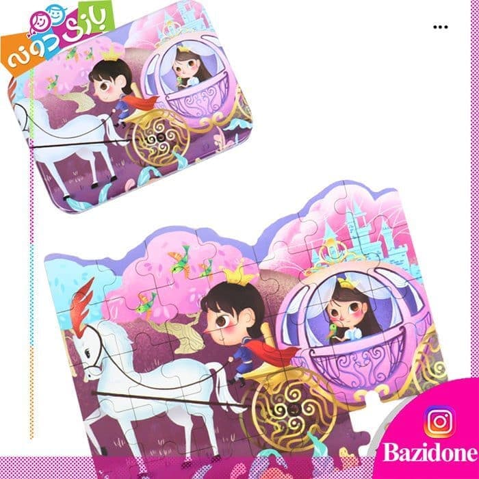 پازل سه بعدی جعبه فلزی (شاهزاده)