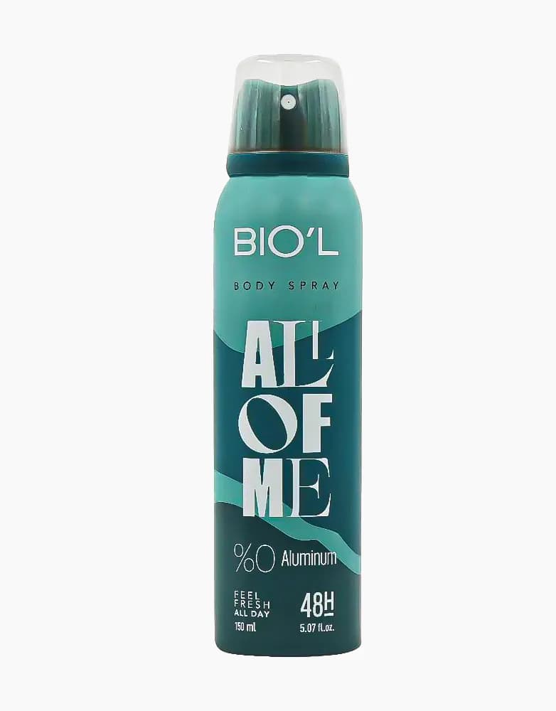 اسپری خوشبو کننده بدن بیول BIOL | رایحه مردانه All Of Me | حجم 150 میل